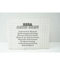 Sega Game Gear Manual