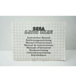 Sega Game Gear Manual