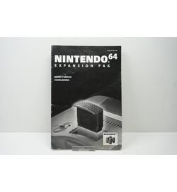Nintendo 64 Expension Pak Manual FAH