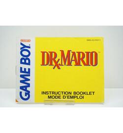 Game Boy Dr. Mario Manual