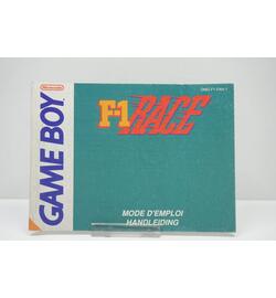 Game Boy F-1 Race Manual