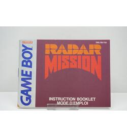 Game Boy Radar Mission Manual FAH