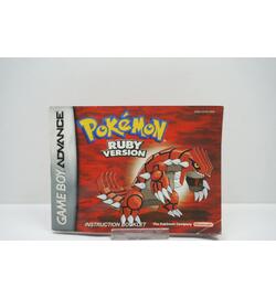 Pokemon Ruby Version USA Manual
