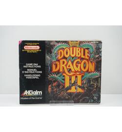 Double Dragon III: The Sacred Stones FRA Manual