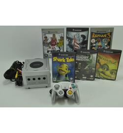 Nintendo GameCube Silver Console Set