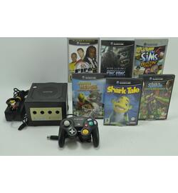 Nintendo GameCube Black Console Set