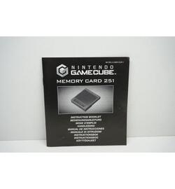 GameCube Memory Card 251 Manual EUR