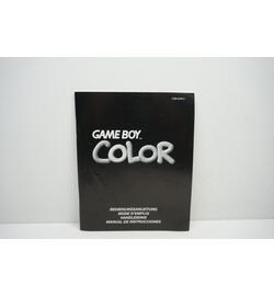 Game Boy Color Manual EUR