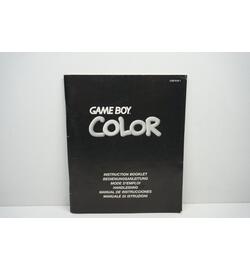 Game Boy Color Manual EUR