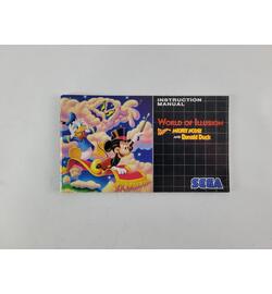World of Illusion Sega Megadrive Manual