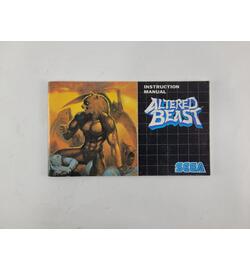 Altered Beasts Sega Megadrive Manual
