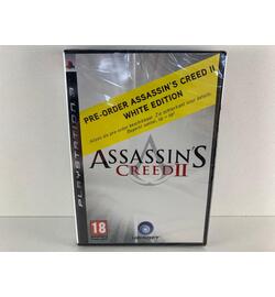 Assassin's Creed II White Edition Pre-Order Case NEW No Game