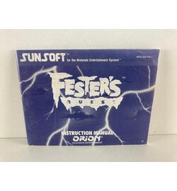 Nes Manual Fester's Quest FRA