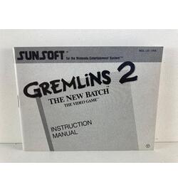 Nes Manual Gremlisns 2 FRA