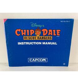 Nes Manual Chip N"Dale Resuce Rangers FRA
