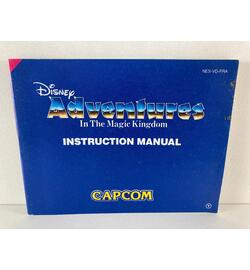 Nes Manual Adventures In The magic Kingdom FRA