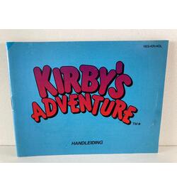Nintendo Manual Kirby's Adventure HOL