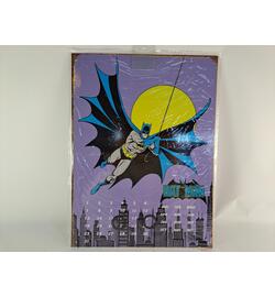 Vintage Batman Swinging Reusable Metal Calendar