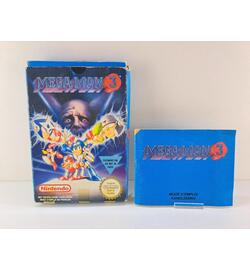 Mega Man 3 Box and Manual