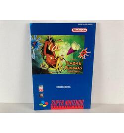 Timo & Pumbaa's Jungle Games Manual HOL
