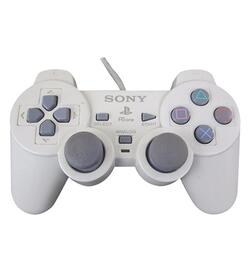 PS2/PS1/PSOne Controller DualShock 1 Wit - Sony (origineel)