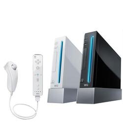 Wii Bundel: Eerste Model + 1x Nintendo Controller + 1x Nunchuk