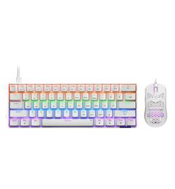 ISY IBG-1000-US Gamingmuis en Toetsenbord set - Wit