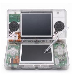 Nintendo DS Lite - Transparant Wit - Special Edition eXtremeRate Behuizing