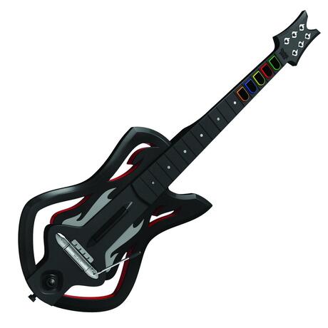 Wii Guitar / Gitaar Zwart