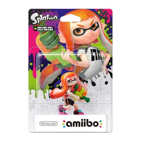 Splatoon Amiibo Figuur Splatoon Girl (oranje)
