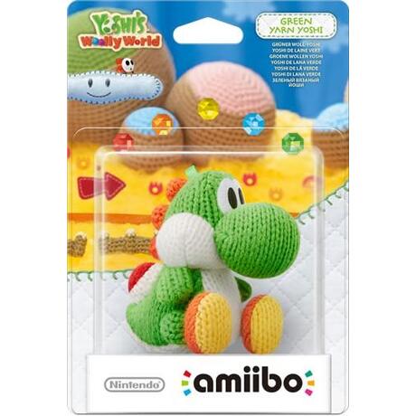 Yoshi's Woolly World Amiibo Figuur Green Yarn Yoshi