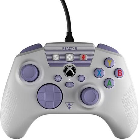 Xbox Series Wired Controller - Wit/Paars - Turtle Beach REACT-R