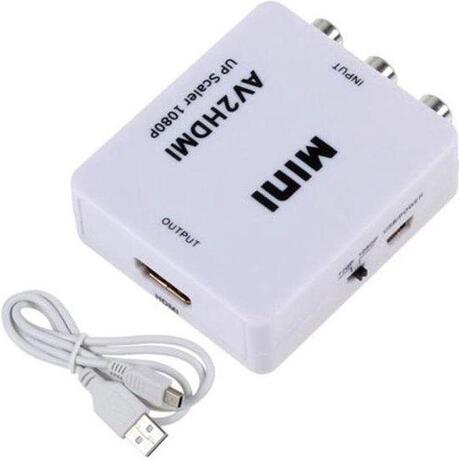 AV2HDMI + Micro USB kabel