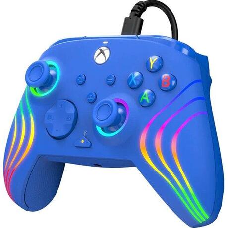 Xbox Series X/S - Xbox One Wired Controller - Blauw - Afterglow WAVE