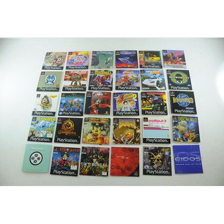 Lot van 30 Playstation 1 Manuals