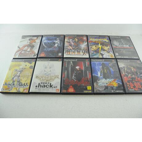 Lot of 10 Playstation 2 Games w/ .Hack & More - Japanese