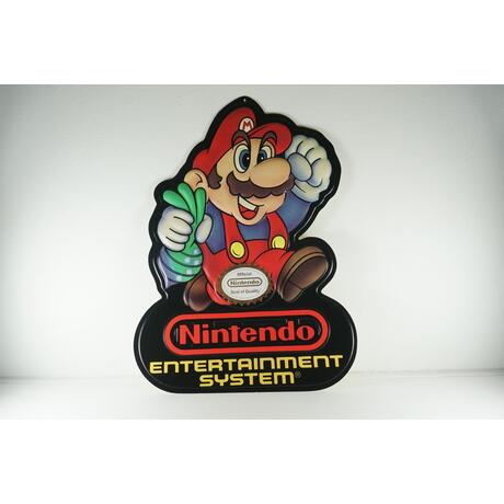 Super Mario Sign One Side Only Wall Art Man Cave