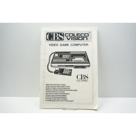 CBS Coleco Vision Instruction Manual