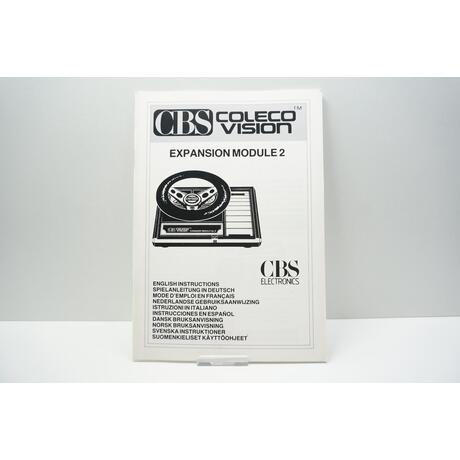 CBS Coleco Vision Expansion Module 2 Instructions Manual
