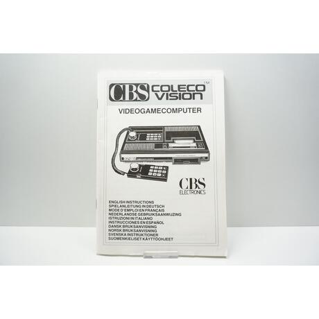 CBS Coleco Vision Instructions Manual