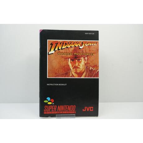 Indiana Jones' Greatest Adventures Manual EUR