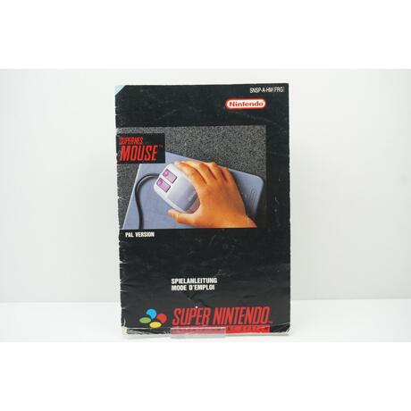 Super NES Mouse Manual HM(FRG)