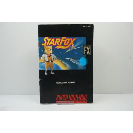 Star Fox Manual USA