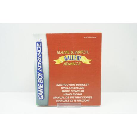 Game & Watch Gallery Advance NEU6 Manual