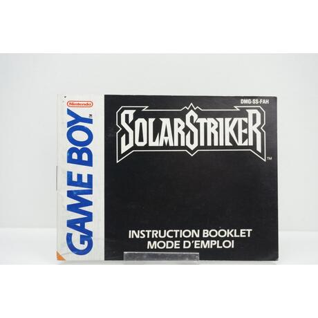 Game Boy Solar Striker Mamnual