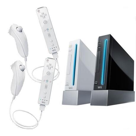 Wii Bundel: Eerste Model + 2x Motion Plus Controller NIEUW + 2x Nunchuk NIEUW