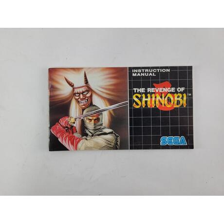 The Revenge of Shinobi Golden Sega Megadrive Manual