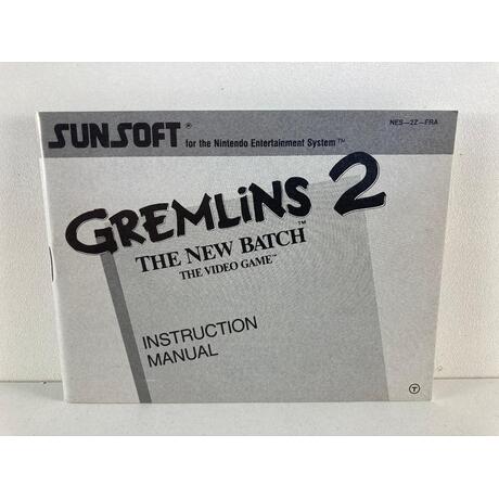 Nes Manual Gremlisns 2 FRA
