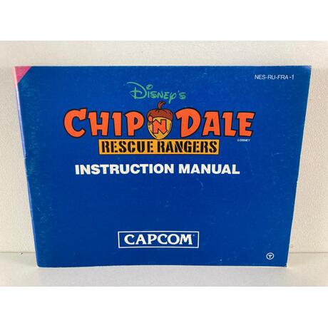 Nes Manual Chip N"Dale Resuce Rangers FRA