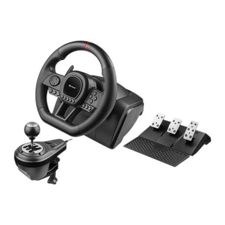 Tracer Gaming Stuurwiel - 6 in 1 Stuur - PC, PS3, PS4, Xbox 360, Xbox One & Switch